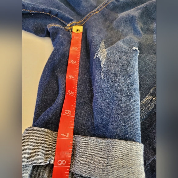 SHEIN Curve Ripped Jean Shorts size 2XL - Picture 7 of 14